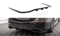 Mercedes S-Klass AMG-Line W223 2020+ Bakre Splitter (Med Splitters) V.1 Maxton Design